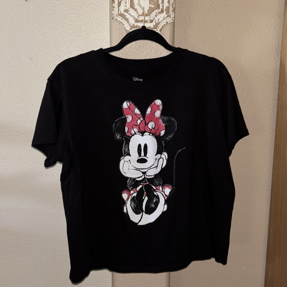 Disney Minnie Mouse t-shirt/ Black size large